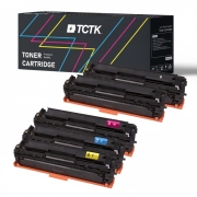 Kompatibler Ersatz für Multipack (5) Toner Mehrere Farben Kompatibel mit Canon i, LBP HP LaserJet Pro - Ersetzt 131A (CF211A) / CRG-731 (6271B002)
